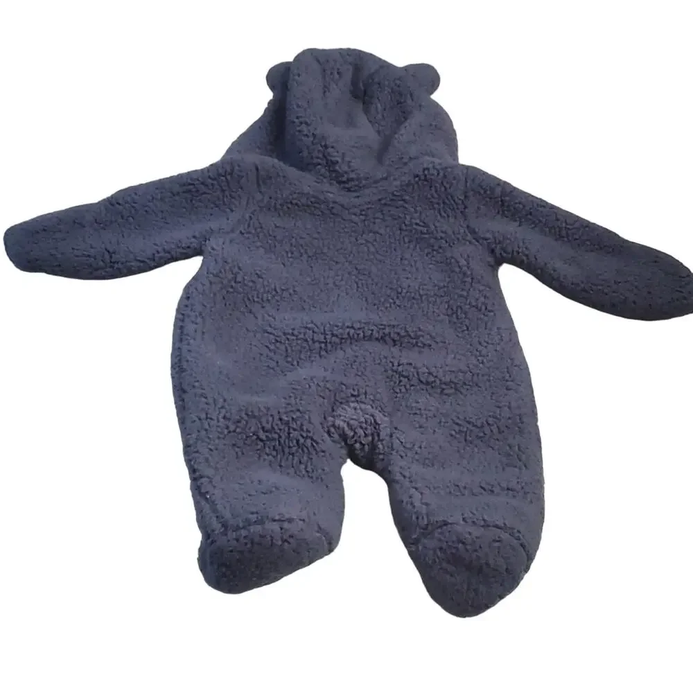 Carter's Fuzzy One Piece Zip-up, Newborn